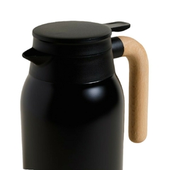 Jarra Térmica Acero Black con Asa de Madera 1200 Ml en internet