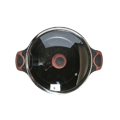 Olla Dark Granite 28 Cm Vidrio con Asas de Silicona - comprar online
