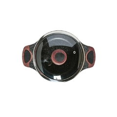 Olla Dark Granite 20 Cm Vidrio con Asas de Silicona - comprar online