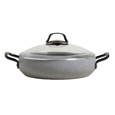 Guisera Aluminio Antiadherente Gris Granito 26 Cm (3,6 lt)