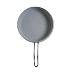 Wok de Aluminio Antiadherente Gris Granito 26 Cm (3,6 lt) - comprar online