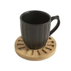Set x 4 Tazas de Porcelana Negra 160 Ml en internet