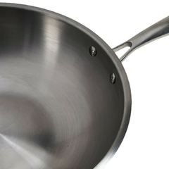 Wok De Acero con Antiadherente 30 Cm en internet