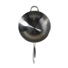 Wok De Acero con Mango y Asa Antiadherente 34 Cm - comprar online