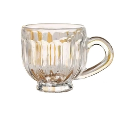 Set x 6 Pocillos De Café De Vidrio Ankara Redondo 180 Ml