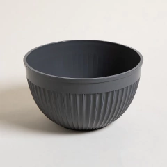Bowl De Plastico Con Malla Lineas Horizontales Gris 4000 Ml - comprar online