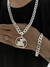 Conjunto grumet 10mm, corrente + pulseira + pingente são jorge - Prata 925 - comprar online