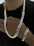 Conjunto duplo grumet 13mm, corrente (70cm) + pulseira - Prata 925 na internet