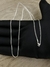 Corrente grumet 2mm - 70cm - prata 925