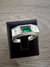 Anel pedra verde - Prata 925 - comprar online