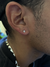 Par de brincos zircônia 4mm (prata 925)