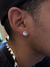 Par de brincos zircônia quadrado 7mm (prata 925)