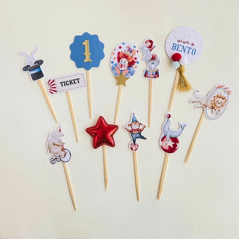 Toppers Circo - 10 unidades - comprar online