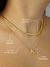 Dupla de Colares - Inicial Lisa + Nicole - comprar online