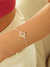 ⁠Pulseira Trevo Cristal Transparente - comprar online