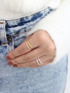 Anel Regulável Duplo Torcido - comprar online