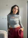 TOP NINA GRIS - comprar online