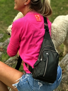 FRIDA CUERO NAPA NEGRO - comprar online