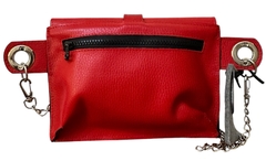 FILIPA CUERO GRANEADO ROJO - KUTZ HANDBAGS