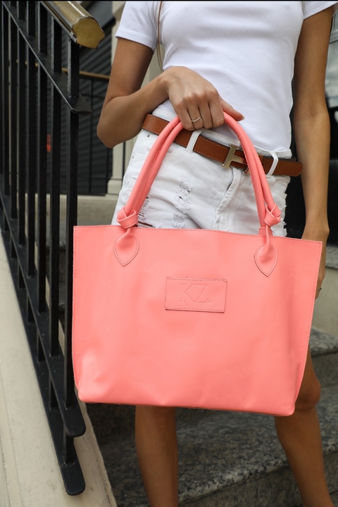 GRETA SALMON CUERO LISO - comprar online