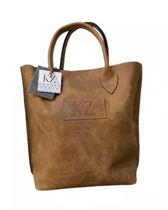 LAS PAULA CUERO LISO (manija corta) - KUTZ HANDBAGS