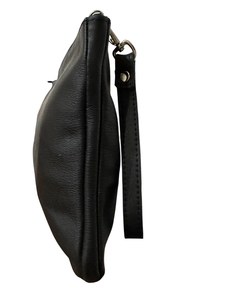 CAMELIA CUERO GRANEADO NEGRO - KUTZ HANDBAGS
