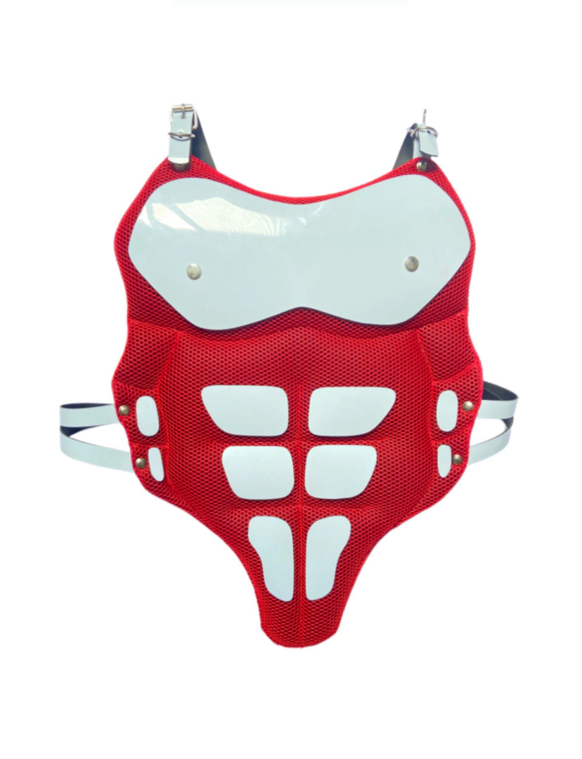 PEITORAL PUFFER VERMELHO