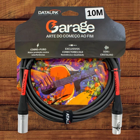 Cabo DataLink Garage XLR XLR - 10 Metros