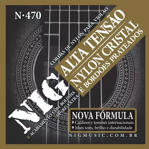 Encordoamento Nig Violão Nylon Tensão Pesada