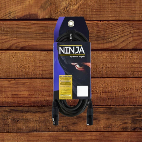 Cabo Santo Angelo Ninja para Microfone XLRM X XLRF 4.57 Metros - comprar online