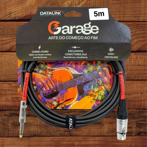 Cabo Datalink Garage P10 XLR - 5 Metros