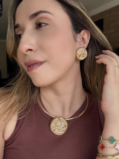 Conjunto aro orgânico acetinado - comprar online