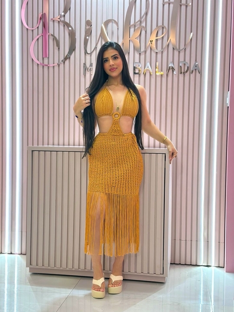 Vestido Luiza em crochê - comprar online