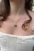 Conjunto colar e anel 'Bromélia encantada' - Atelier Nárrima