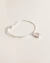 Bracelete relicário oval mini | Banhado a prata - comprar online