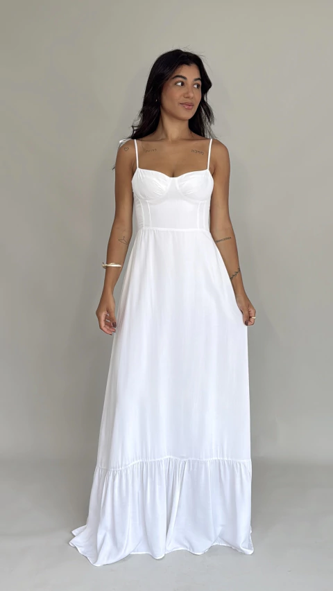 VESTIDO ROMA - OFF WHITE - comprar online