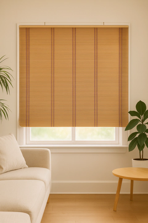 Cortina Enrrollable De Bambu Con Fijadores 80x200 - comprar online