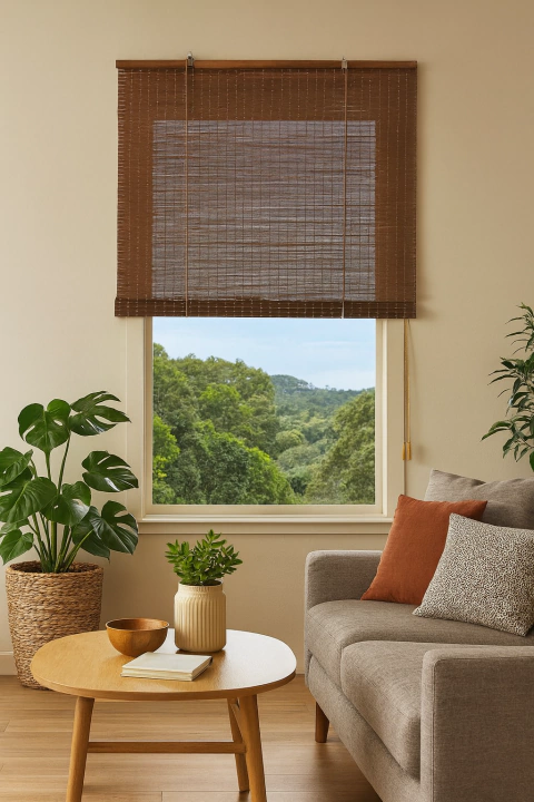 Cortina De Enrollar Bambú 120x125 - comprar online