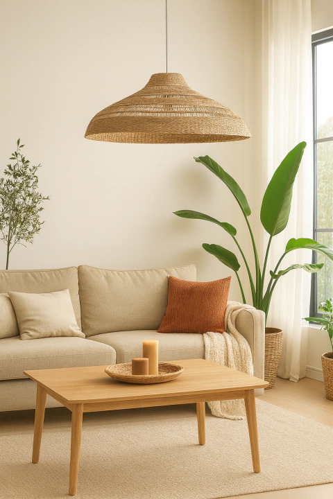 Lampara Colgante De Bambú - comprar online