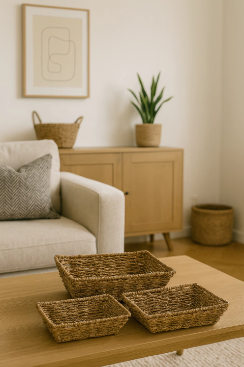 Bandejas Paneras Centro De Mesa Set X3 - comprar online