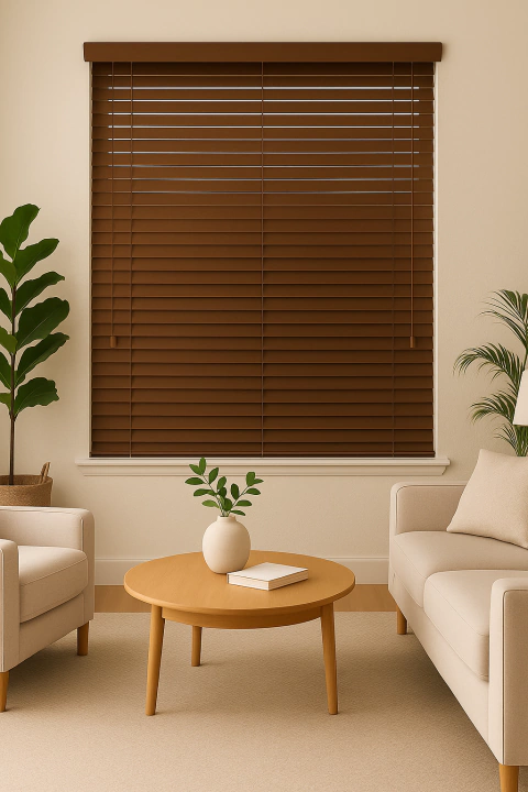 Cortina 70X125 Pvc Simil Madera - comprar online