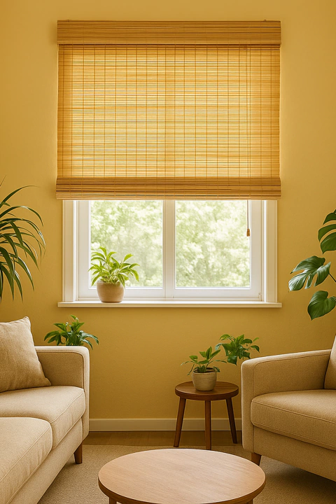 Cortina De Bambú Enrollable 60x125 Sistema Romano Mod.111 - comprar online