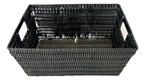 Canasto Organizador De Plastico Rectangular