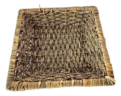 Centro De Mesa Cuadrado Bandeja De Fibra