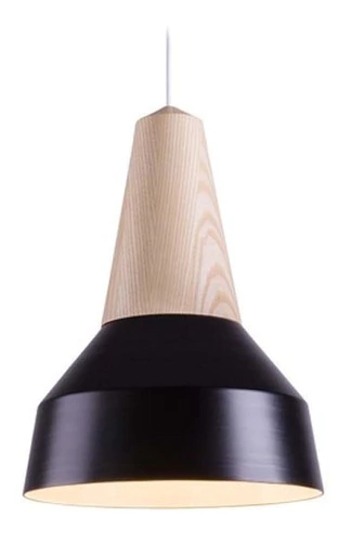 Lampara Colgante Nórdica Deck Blanco O Negro Envío Gratis