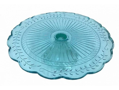 Fuente De Vidrio Con Pie