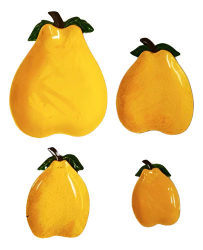 Centro De Mesa Con Forma De Pera (set X 4)