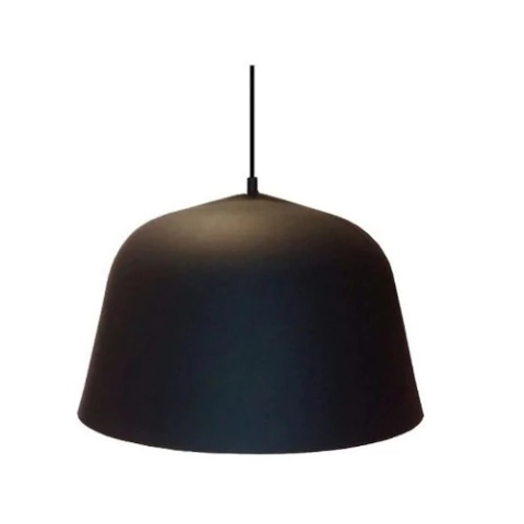 Lampara Colgante Brand Negra - 25 Cm
