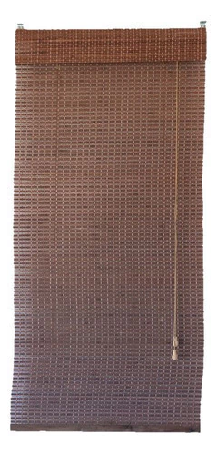 Cortina De Bambú Enrollable 110x200 Mod.027d Sistema Romano