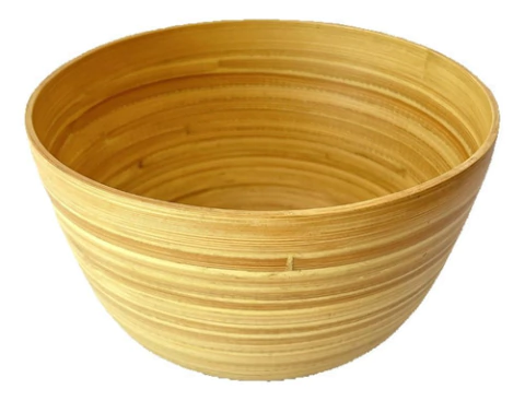 Bowl De Bambú Natural Deco